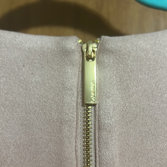 Calvin Klein Ruffle Sleeve Sheath Dress Petal Pink  8 - Picture 6 of 7